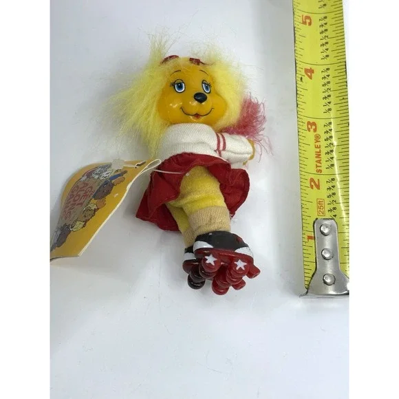 AmToy Get Along Gang Dotty Dog 4" Figure With Pom Pom Never Used W Tag - Picture 5 of 7